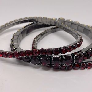 Garnet colored bracelet Lulu Avenue